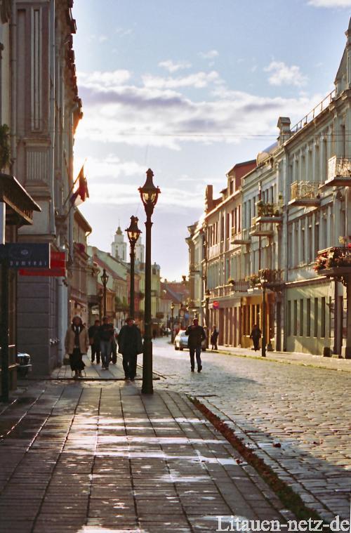The street Vilniaus